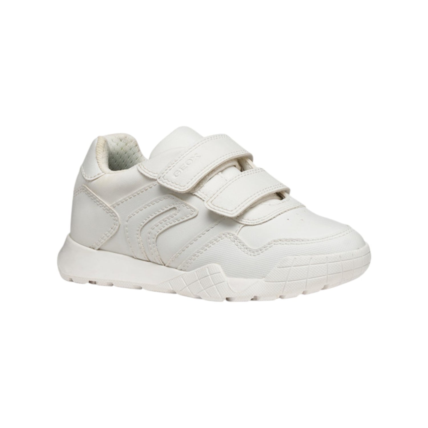 Geox Sneakers Rann-e Bambino Bianca con Doppio Strappo Numero - 28/29/30