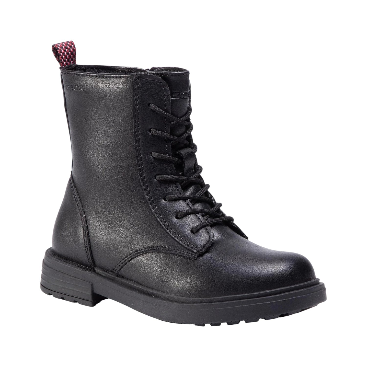 Geox Anfibio Bambina in Ecopelle Nero Numero - 26/27