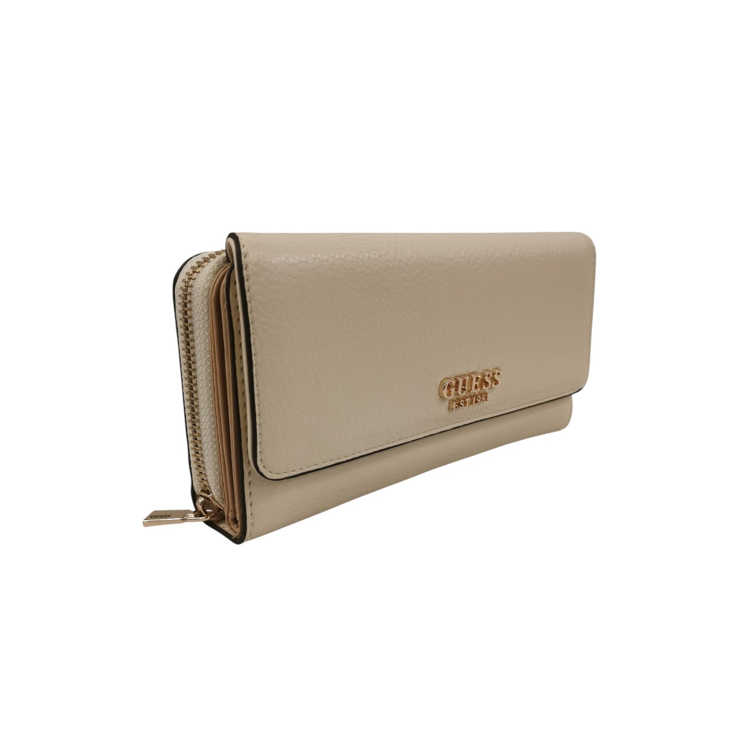 Guess Portafoglio Donna in Ecopelle Bianca con Logo