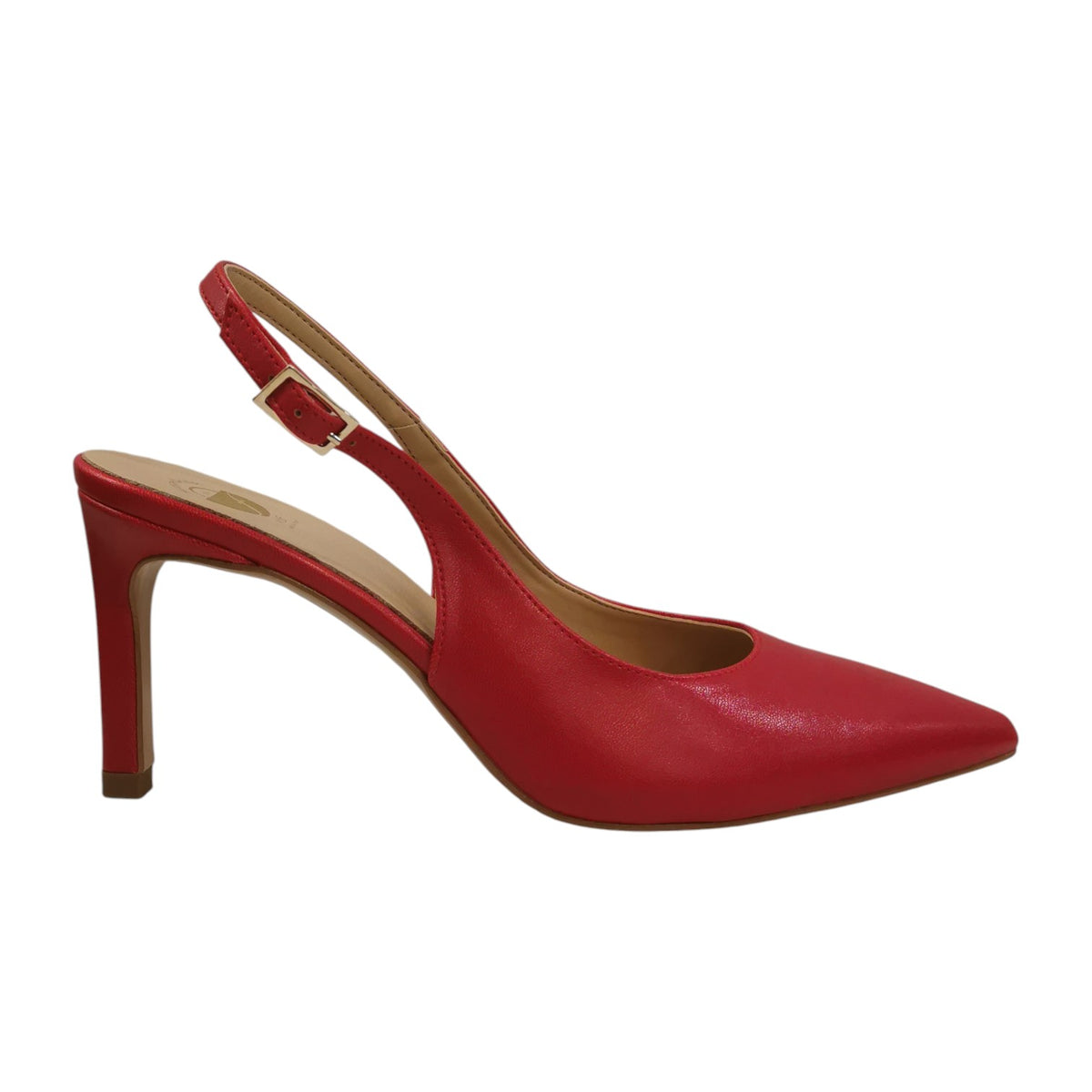 Scarpeborseonline Chanelle Donna in Ecopelle Rossa con Tacco a Stiletto Alto 85mm