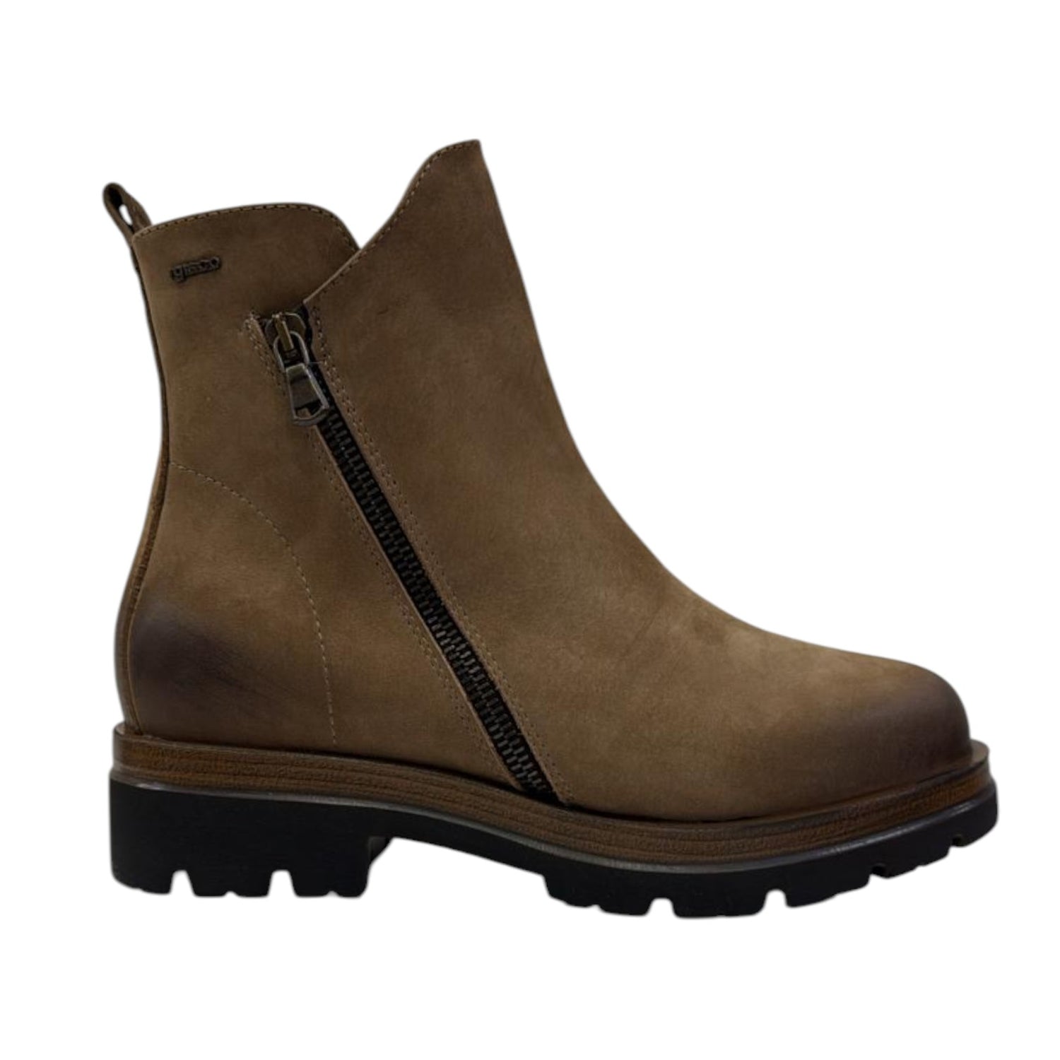 Igi&Co Stivaletto Donna in Nabuck Tortora con cerniera Laterale