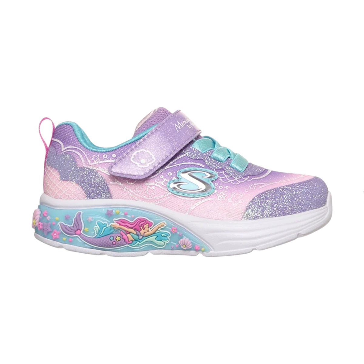 Skechers Sneakers Bambina Lavanda Multi con Luci My Dreamers - Lil Mermaid