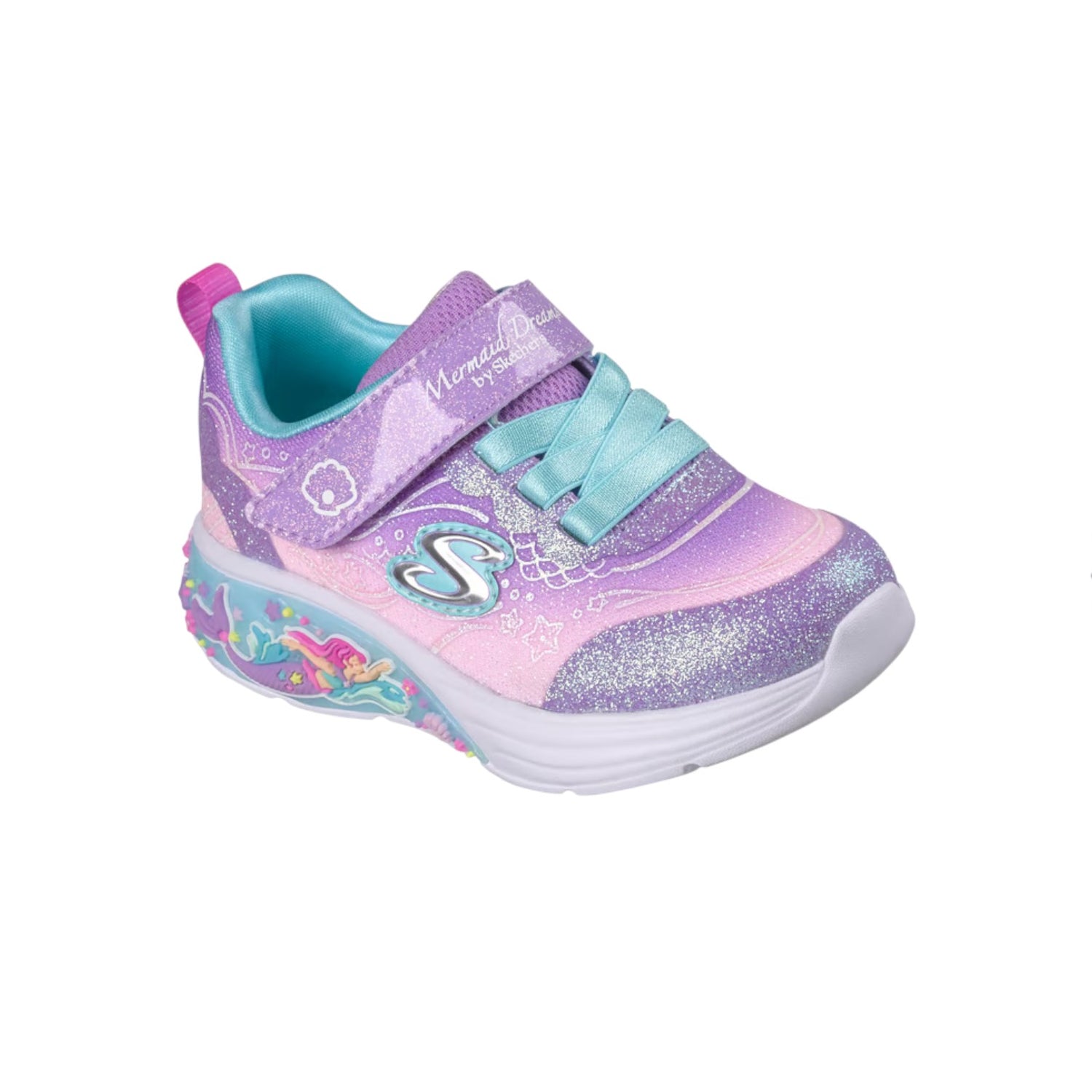 Skechers Sneakers Bambina Lavanda Multi con Luci My Dreamers - Lil Mermaid