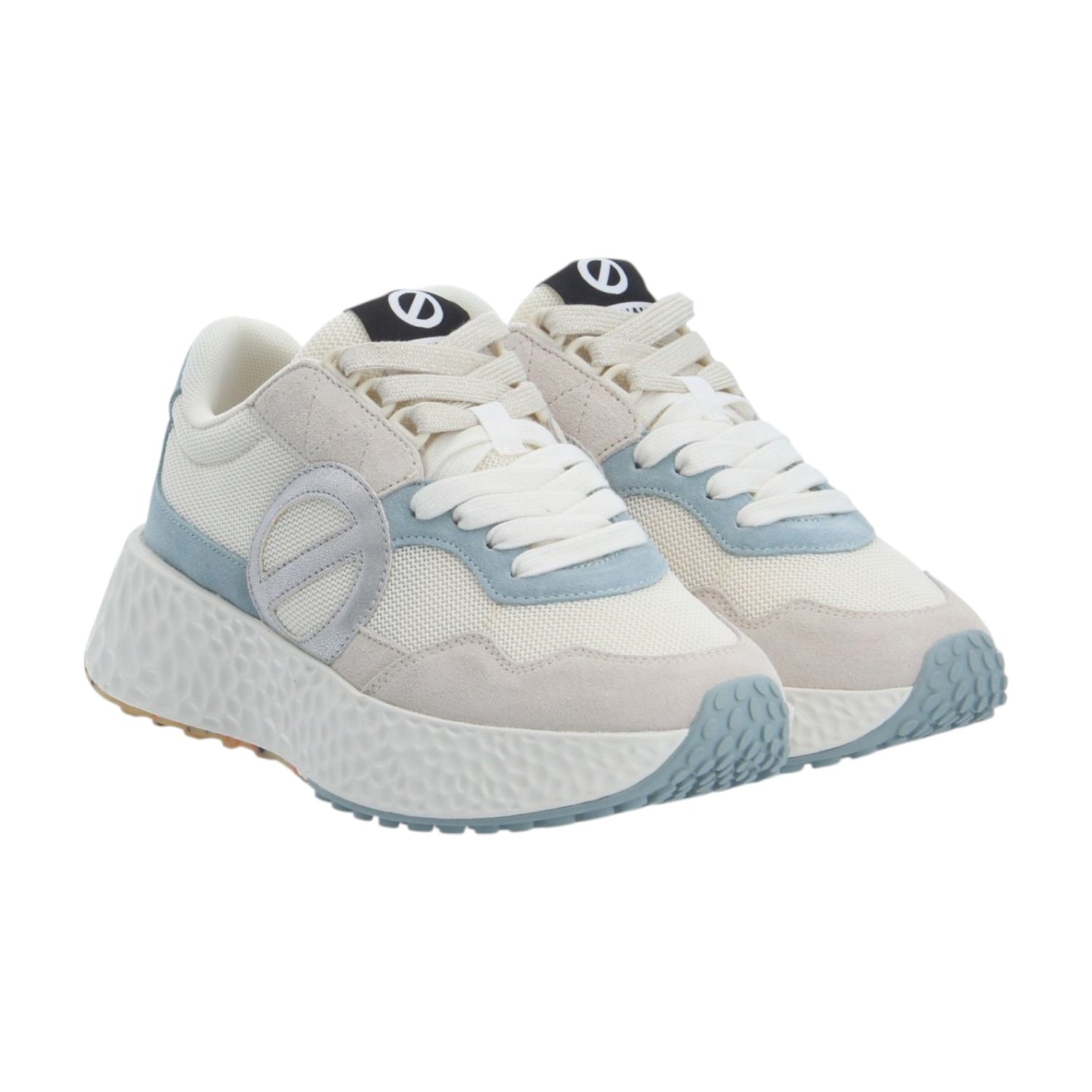 No Name Carter Jogger W Sneakers Donna Bianco Blu