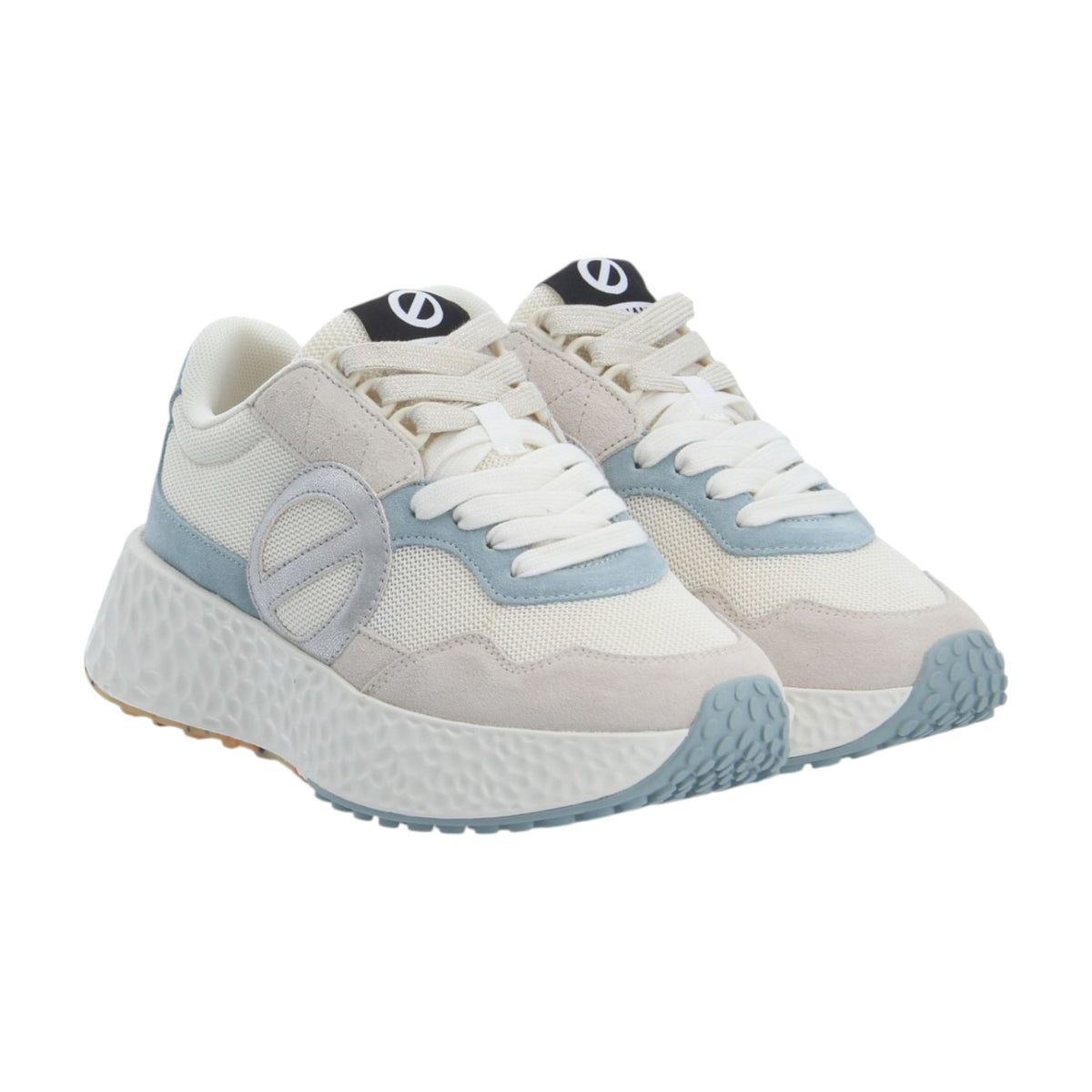 No Name Carter Jogger W Sneakers Donna Bianco Blu