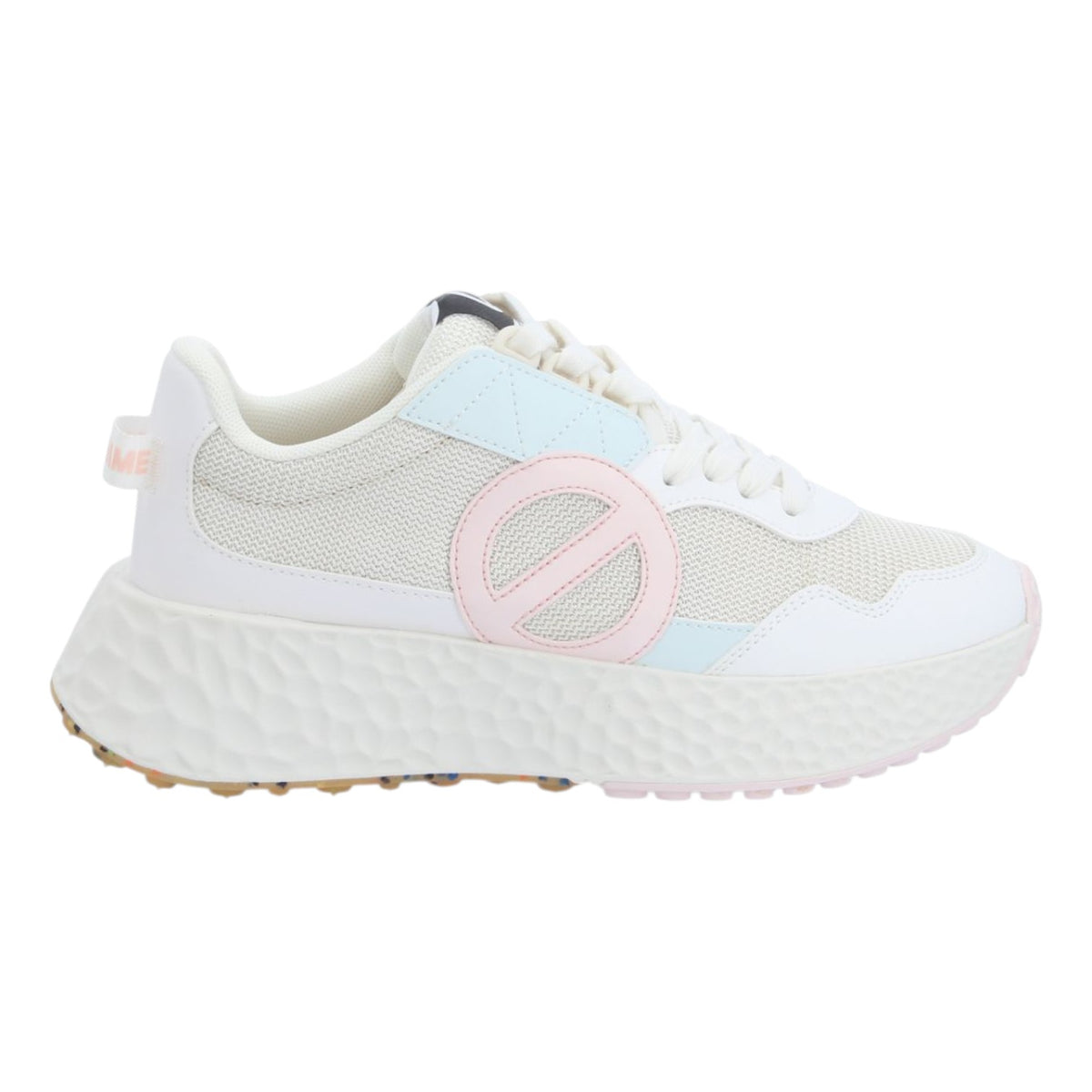 No Name Carter Jogger W Sneakers Donna Rosa Blu Bianco
