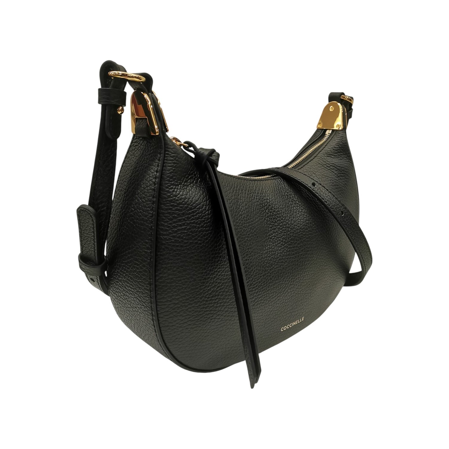Coccinelle Mezzaluna Donna Fujiko in Pelle Nera
