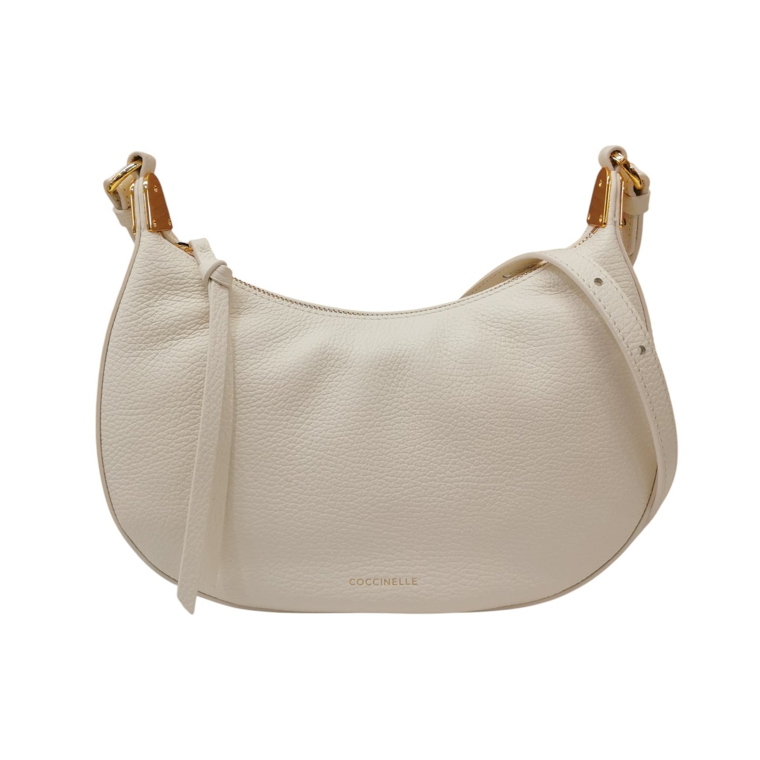 Coccinelle Mezzaluna Donna Fujiko in Pelle Perla