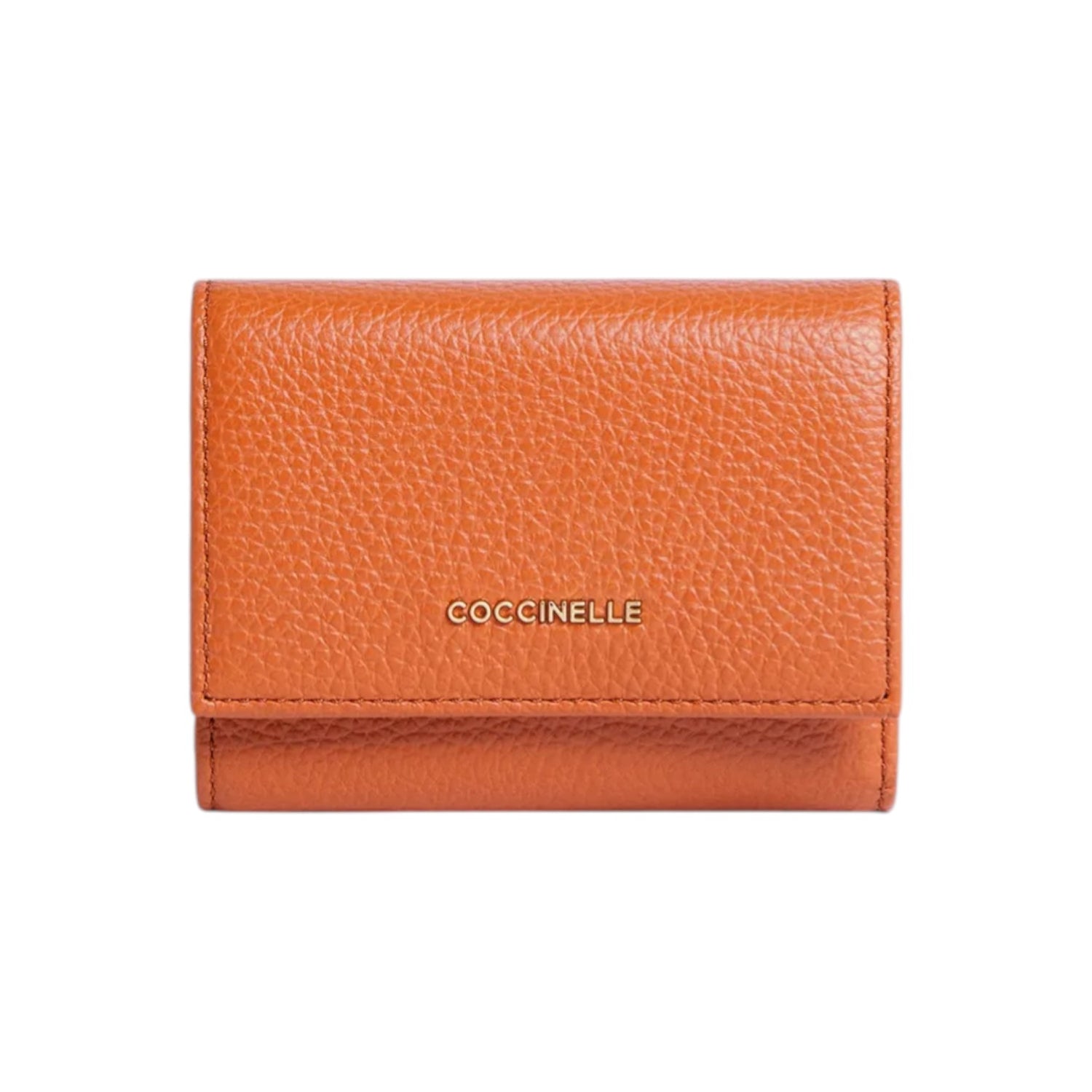 Coccinelle Portafoglio Donna Metallic in Pelle Martellata Granchio