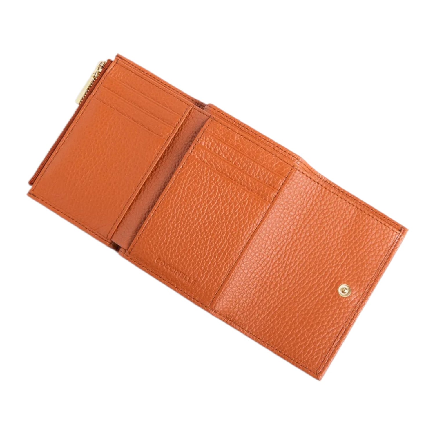 Coccinelle Portafoglio Donna Metallic in Pelle Martellata Granchio