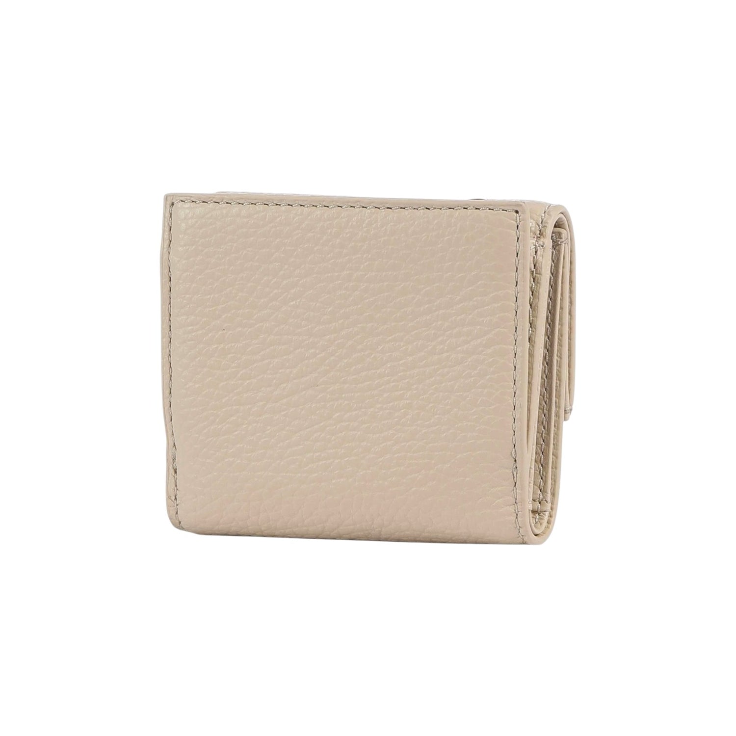 Coccinelle Portafoglio Piccolo Donna Metallic Soft in Pelle Conchiglia