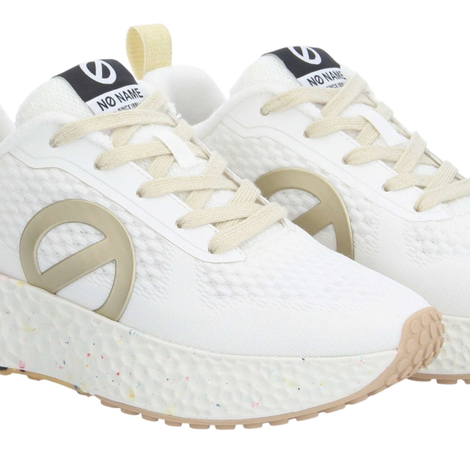 No Name Carter Fly W Sneakers Donna Bianco Dorato