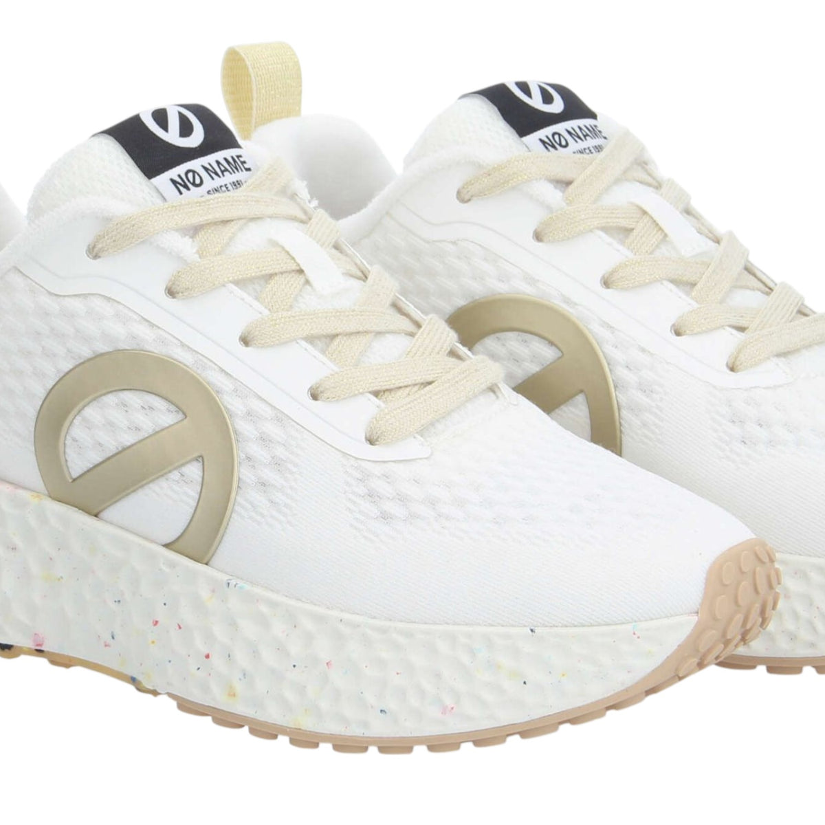 No Name Carter Fly W Sneakers Donna Bianco Dorato