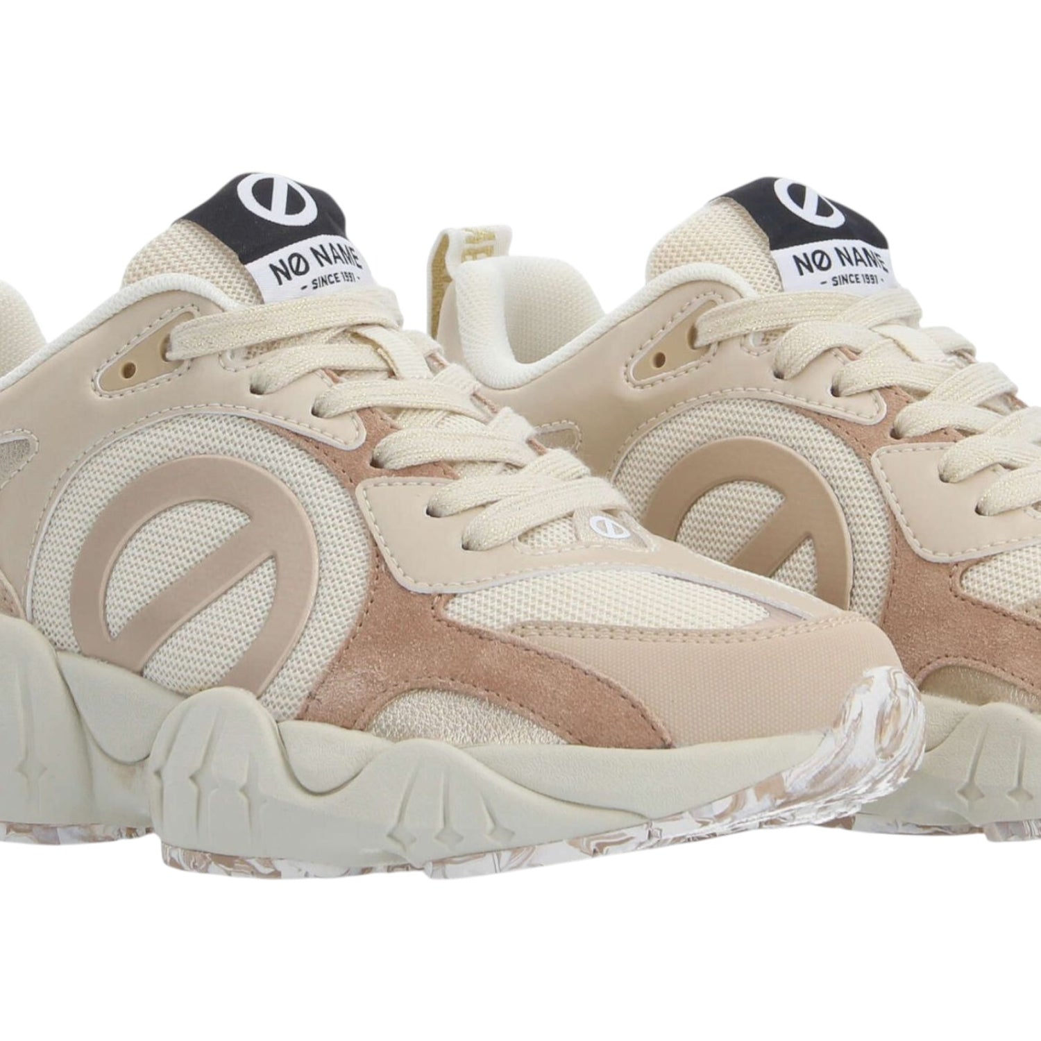 No Name Krazee Runner W Sneakers Donna Bianco Nudo