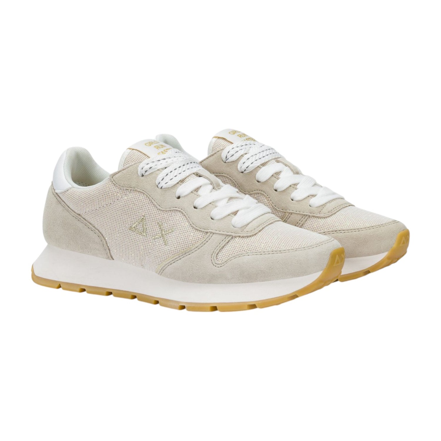 SUN68 Ally Glitter Textile Sneakers Oro