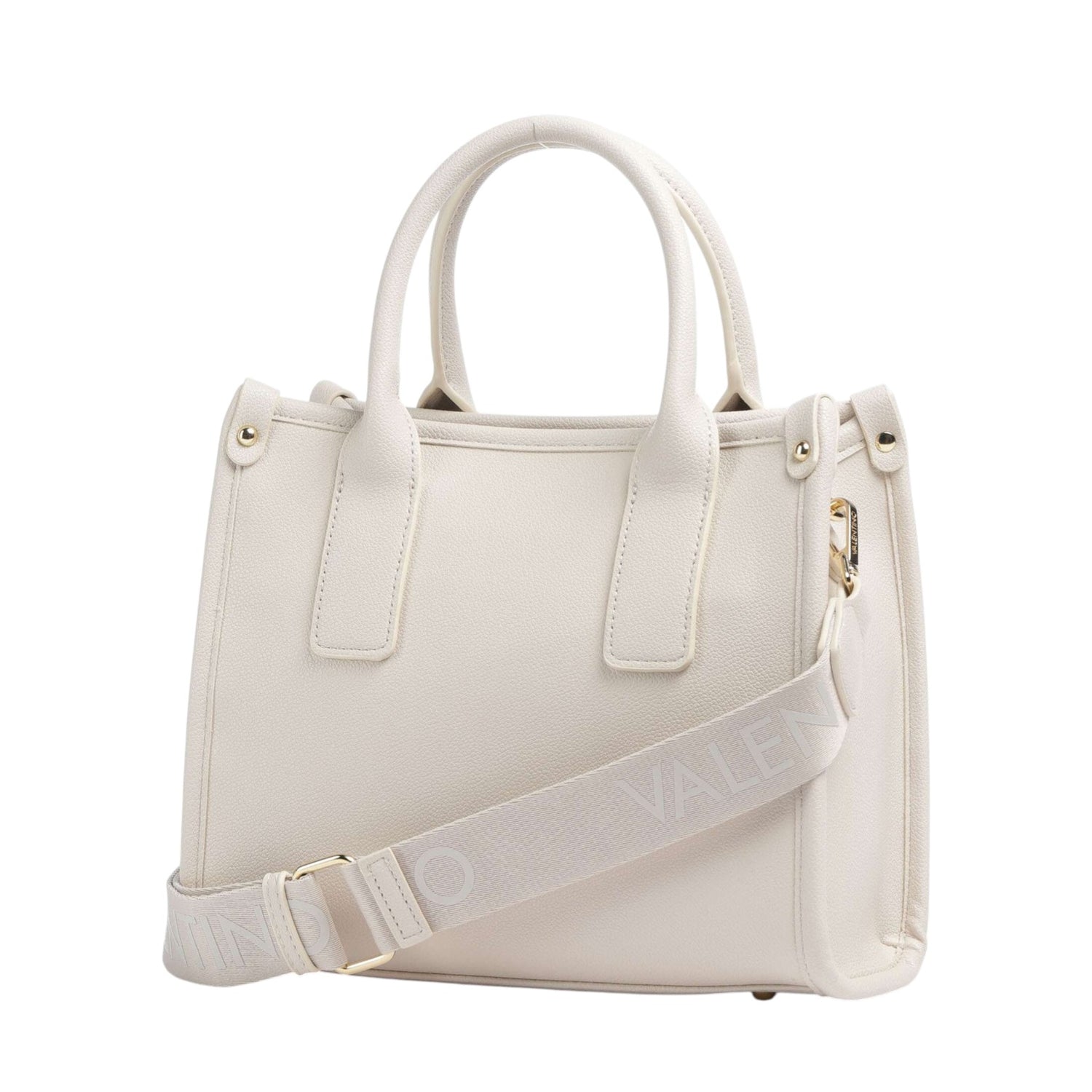 Mario Valentino Borsa a Mano Donna Foxy Re Ecru con Doppia Tracolla