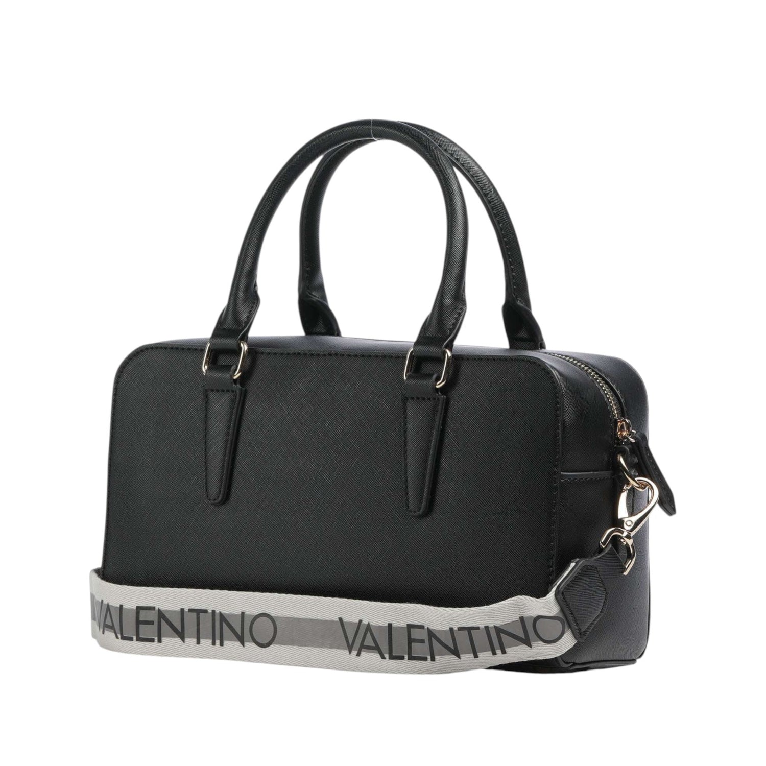 Mario Valentino Bauletto Donna Zero Re Nero con Doppia Tracolla