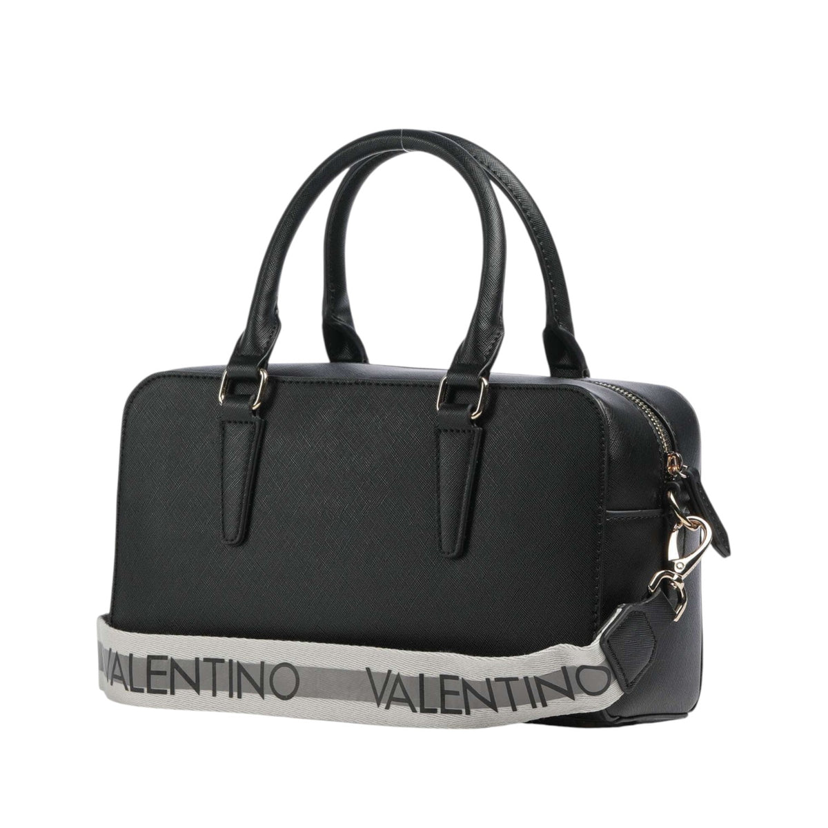 Mario Valentino Bauletto Donna Zero Re Nero con Doppia Tracolla