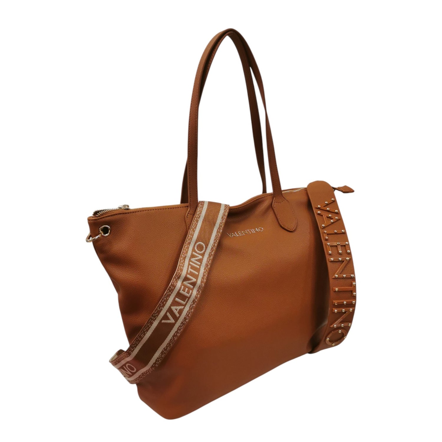 Mario Valentino Borsa a Spalla Donna Cuoio con Doppia Tracolla