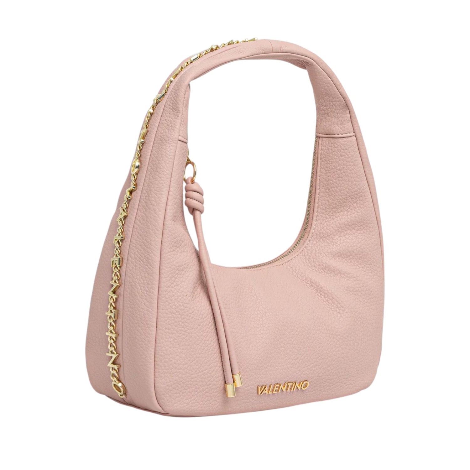 Mario Valentino Mezzaluna Donna in Ecopelle Cipria con Dettaglio Oro