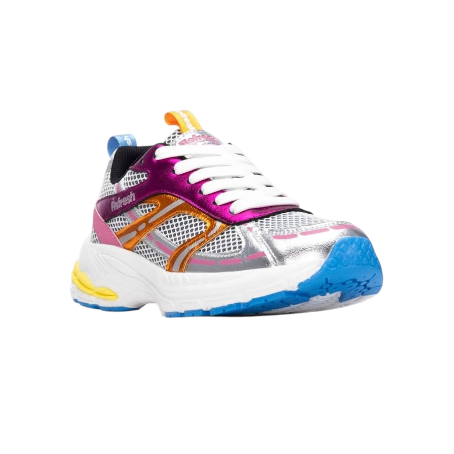 Refresh Sneakers Donna in Ecopelle e Tessuto Fucsia