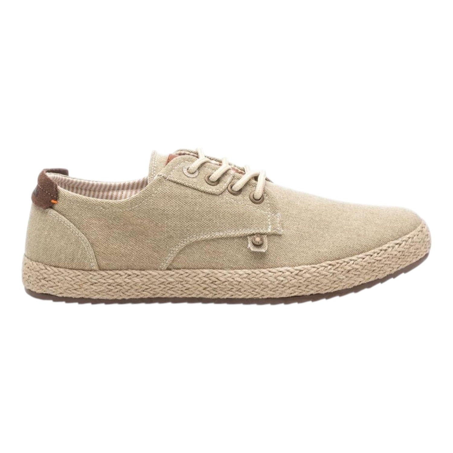 Refresh Allacciato in Tessuto Beige