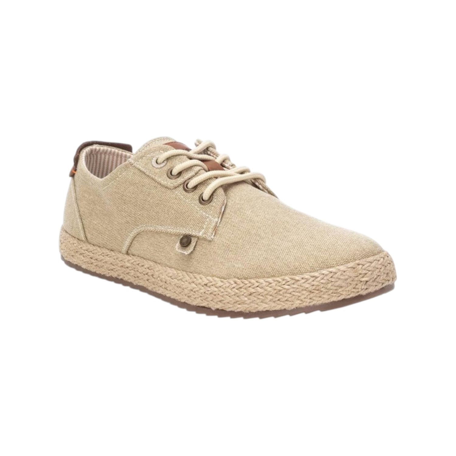 Refresh Allacciato in Tessuto Beige