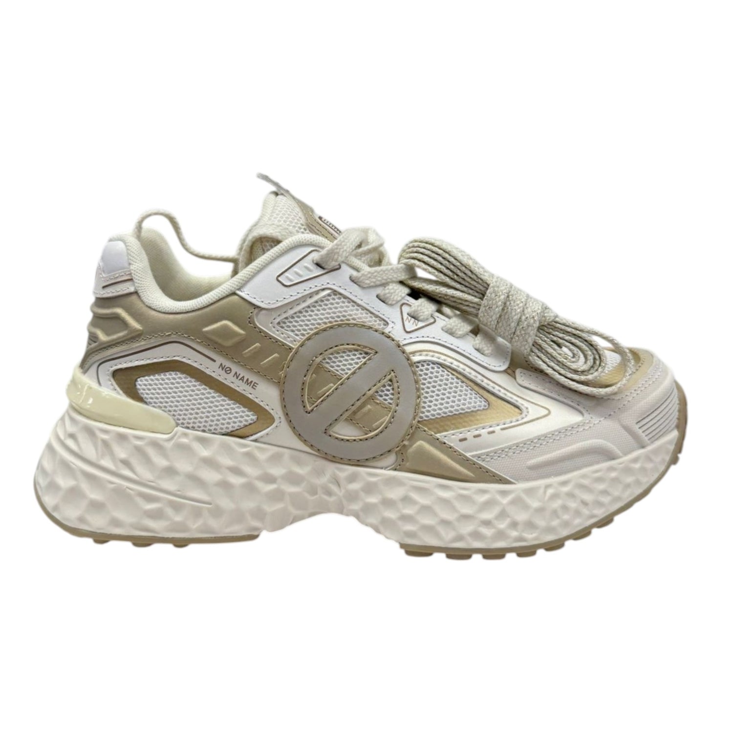 No Name Carter 2.0 Tech Sneakers Donna Bianca Oro