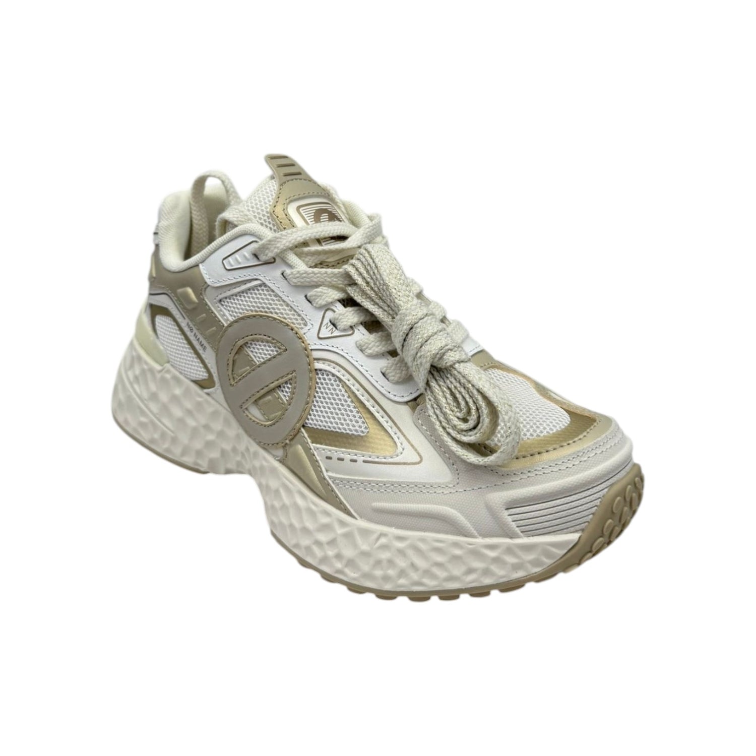 No Name Carter 2.0 Tech Sneakers Donna Bianca Oro