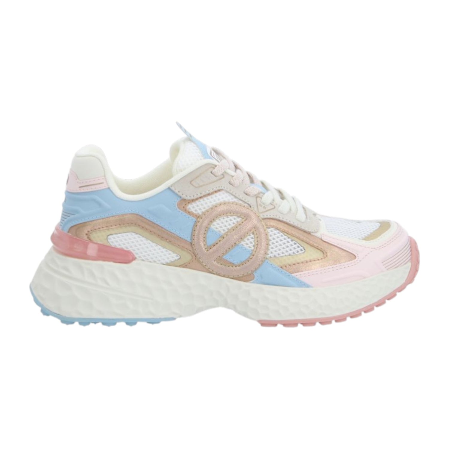 No Name Carter 2.0 Tech Sneakers Donna Bianca Rosa Blu
