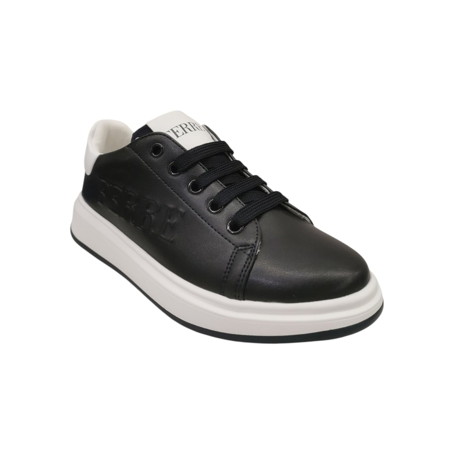 Ferrè Sneakers Bambino Blu Bianco con Lacci e Zip