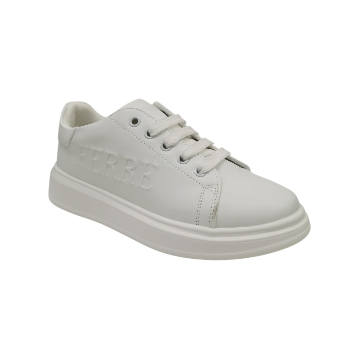 Ferrè Sneakers Bambino Bianca con Lacci e Zip Numero 35/36/37/38/39/40