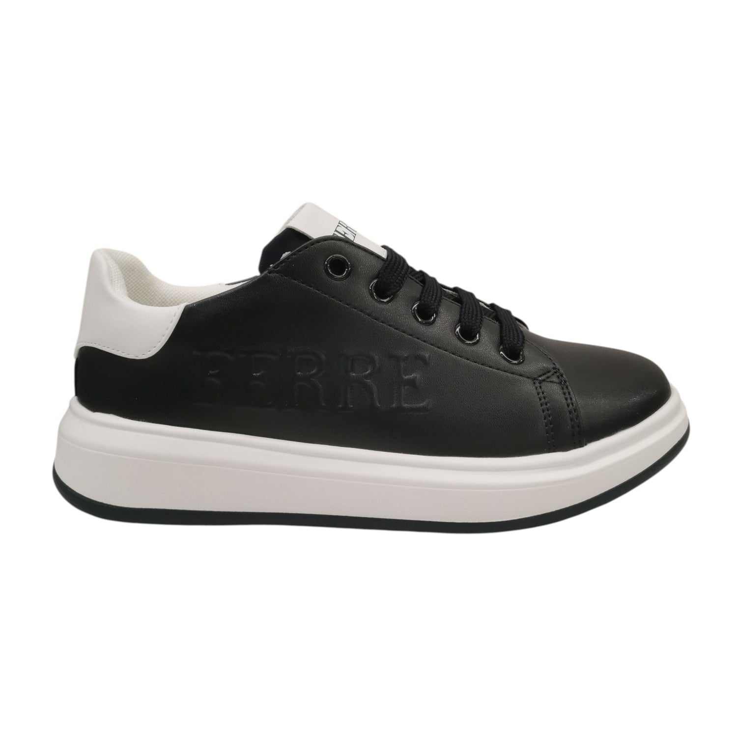 Ferrè Sneakers Bambino Blu Bianco con Lacci e Zip Numero 35/36/37/38/39/40