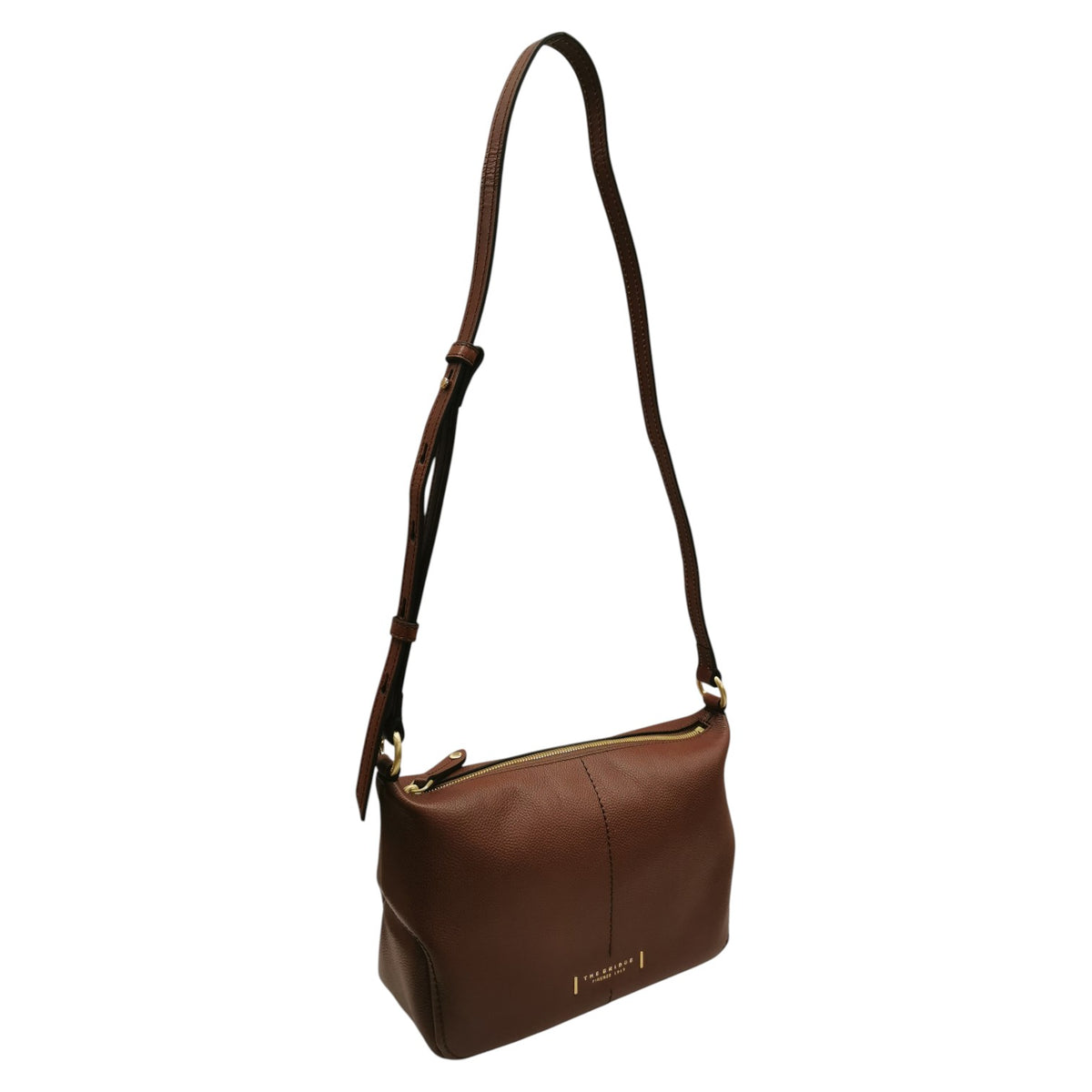 The Bridge Borsa a Tracolla Donna Linea Letizia in Pelle Cuoio