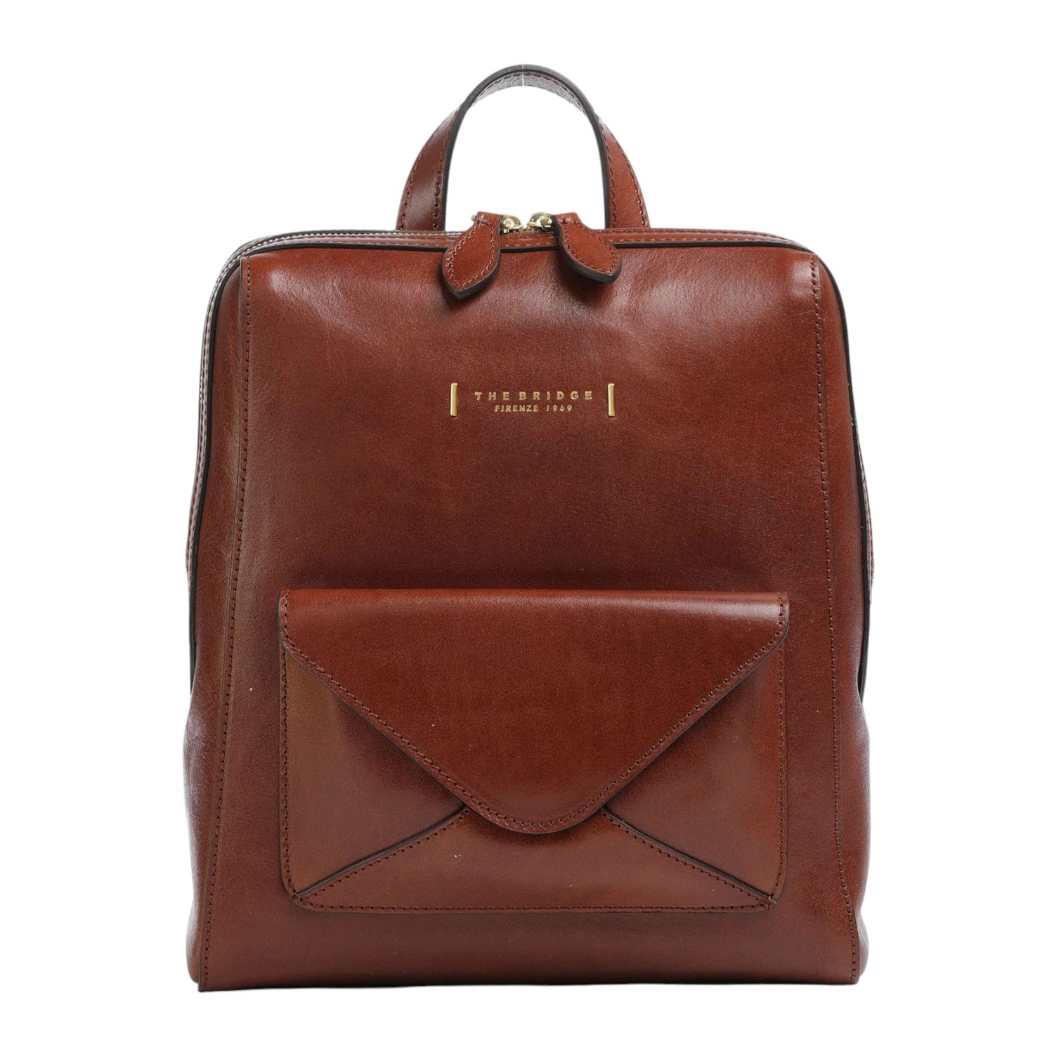 The Bridge Zaino Piccolo Unisex in Pelle Cuoio