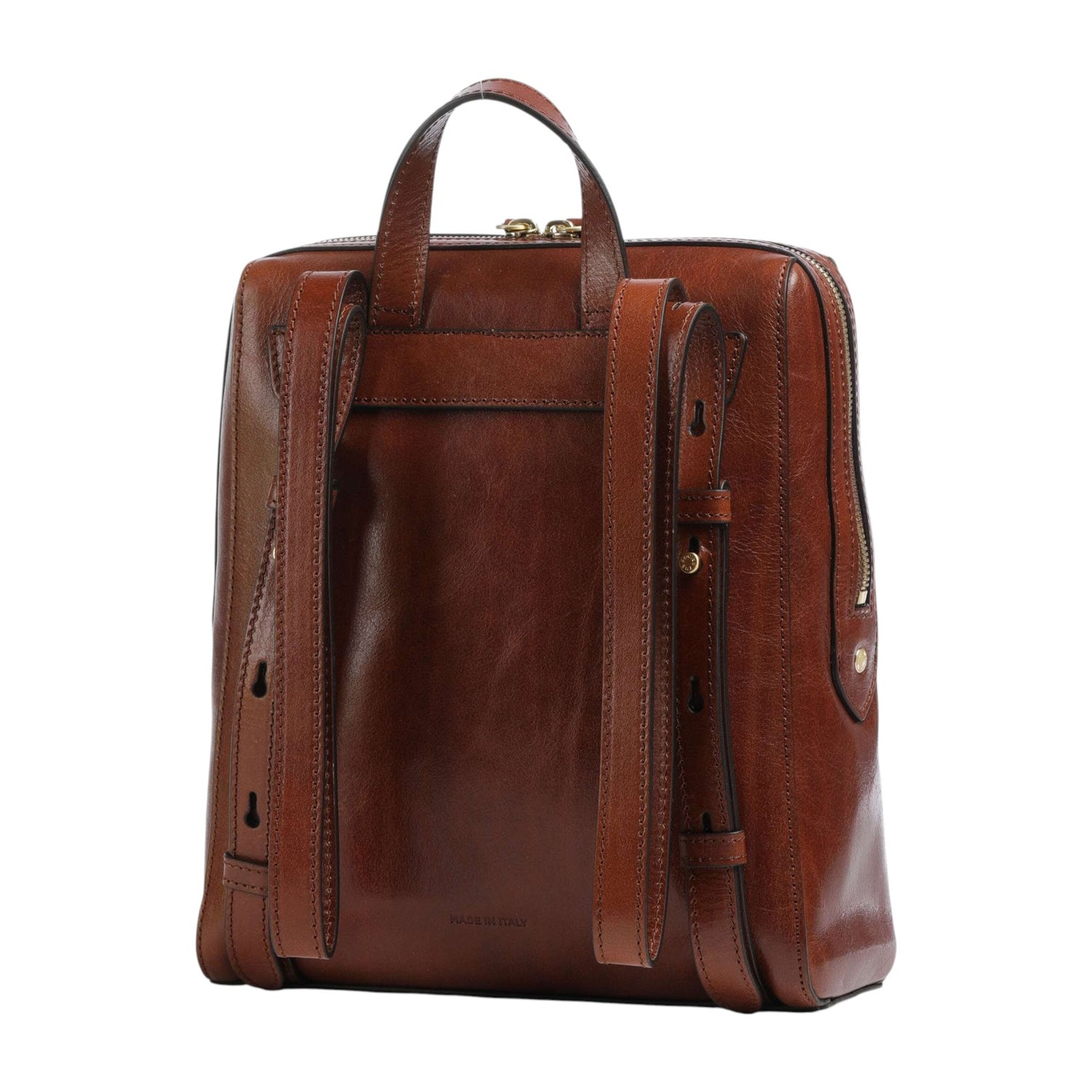 The Bridge Zaino Piccolo Unisex in Pelle Cuoio