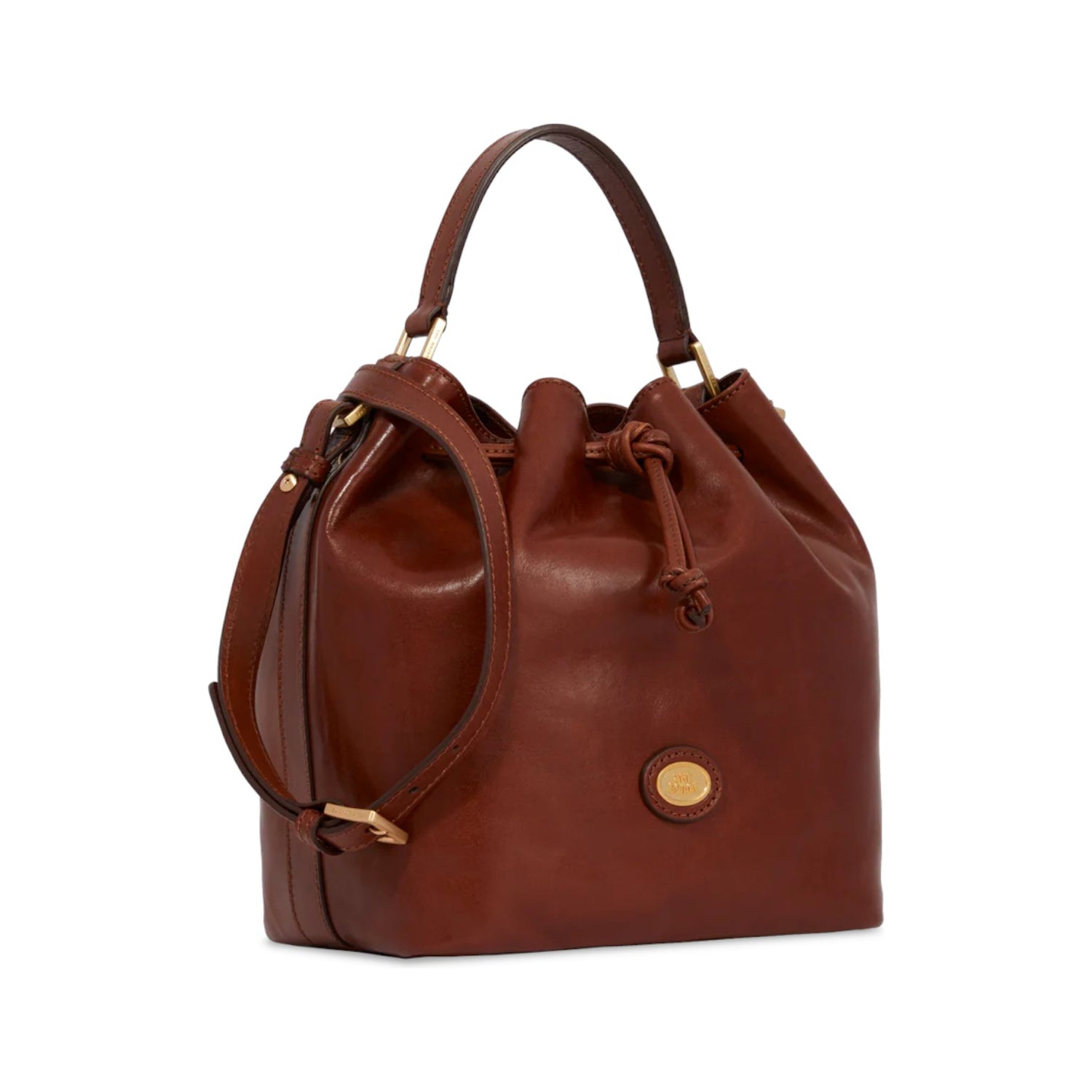 The Bridge Secchiello Donna in Pelle Cuoio con Tracolla