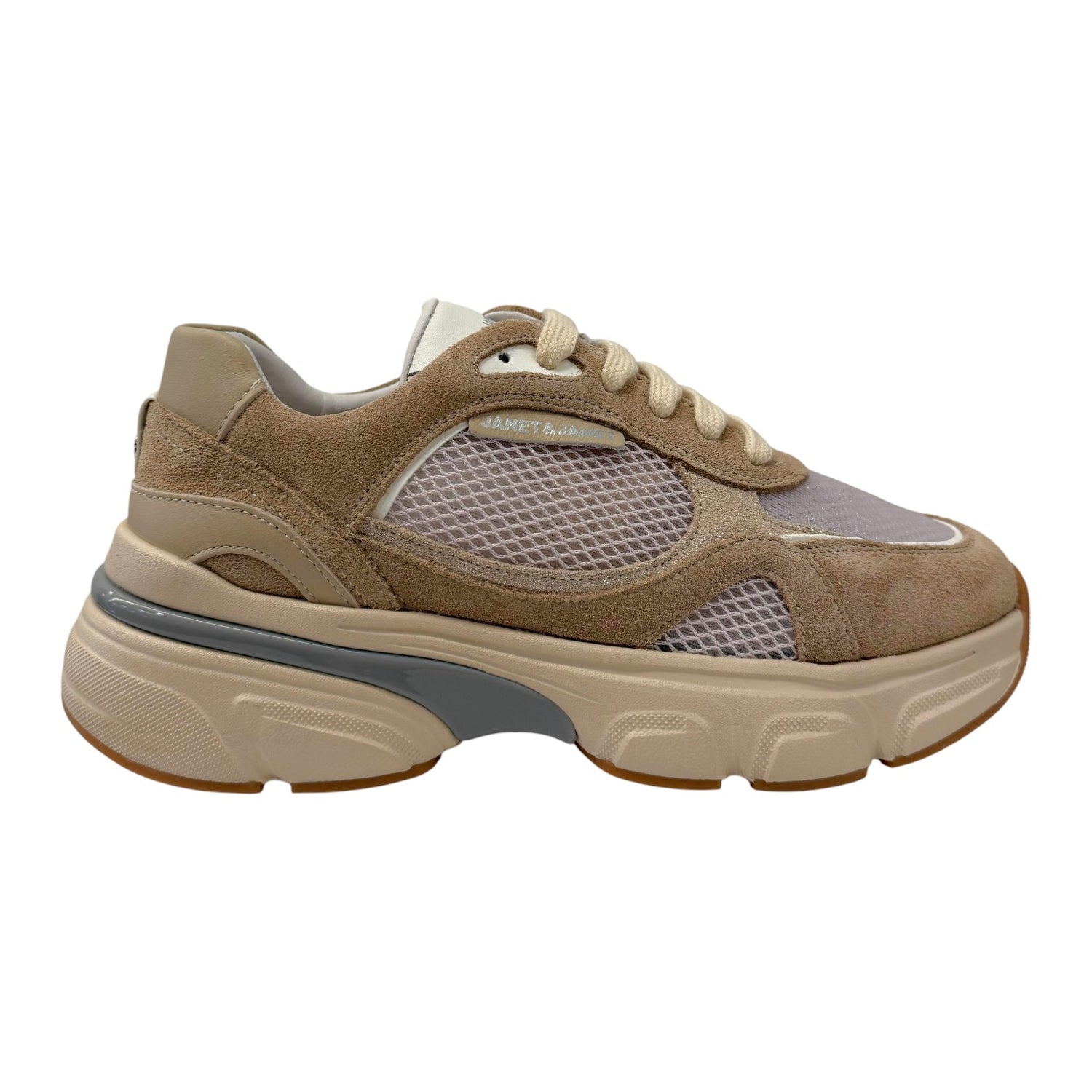 Janet&Janet Sneakers Donna Beige Nudo