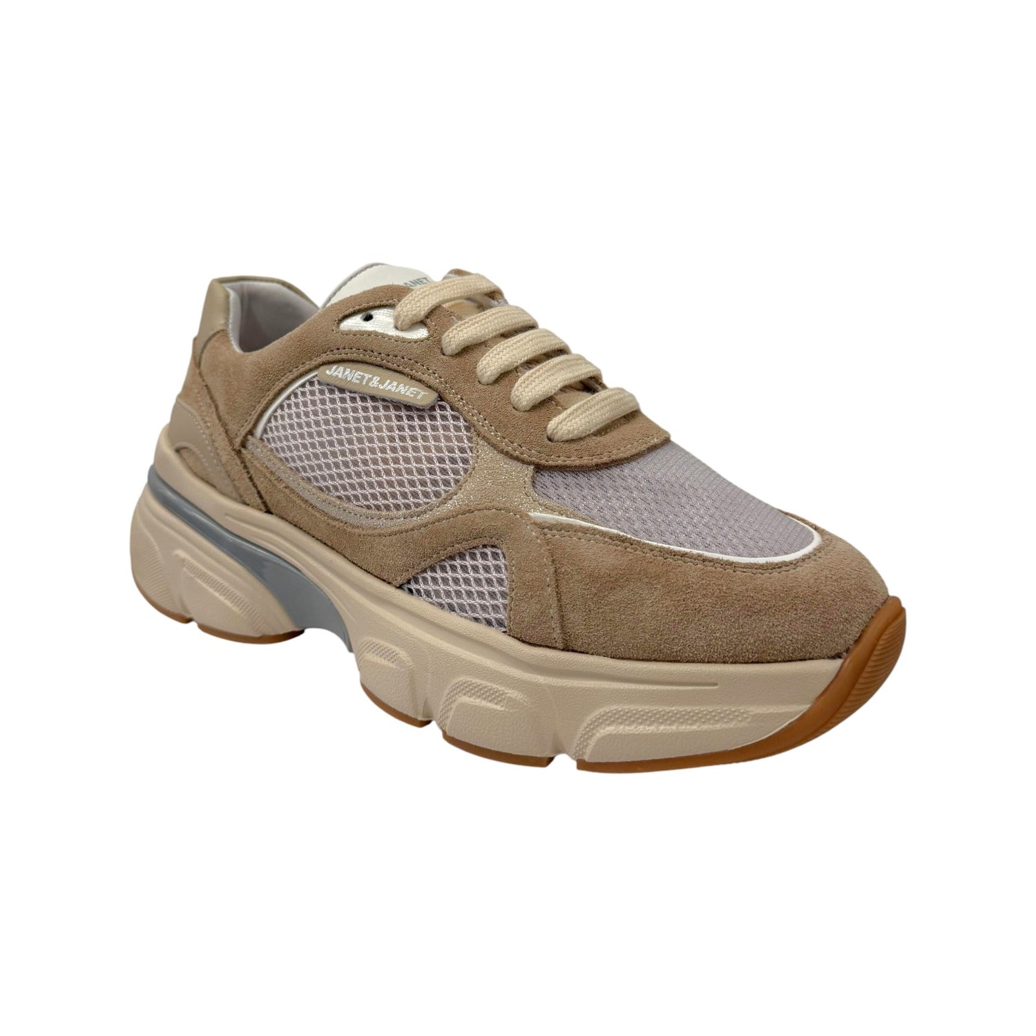 Janet&Janet Sneakers Donna Beige Nudo