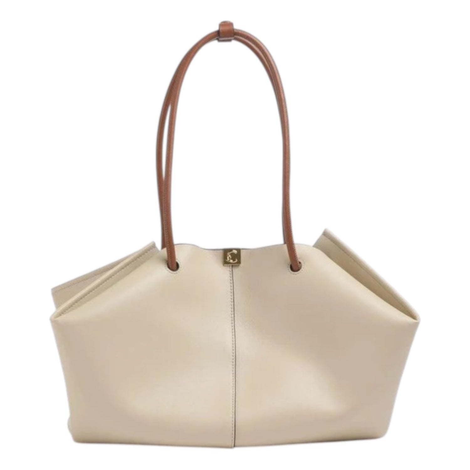 Coccinelle Borsa a Spalla Donna in Pelle Conchiglia con Manici Regolabili