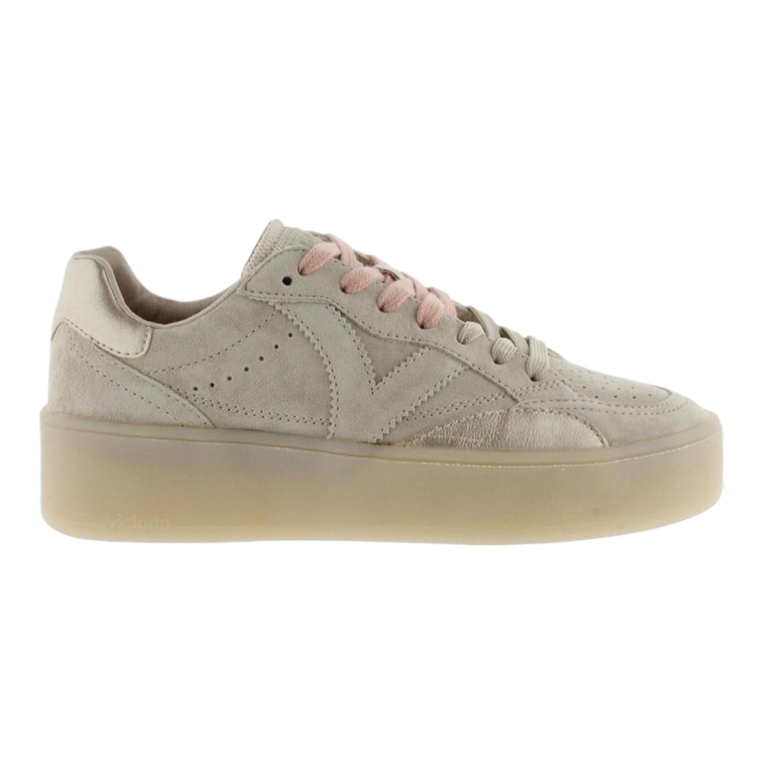 Victoria Sneakers Donna in Camoscio Beige