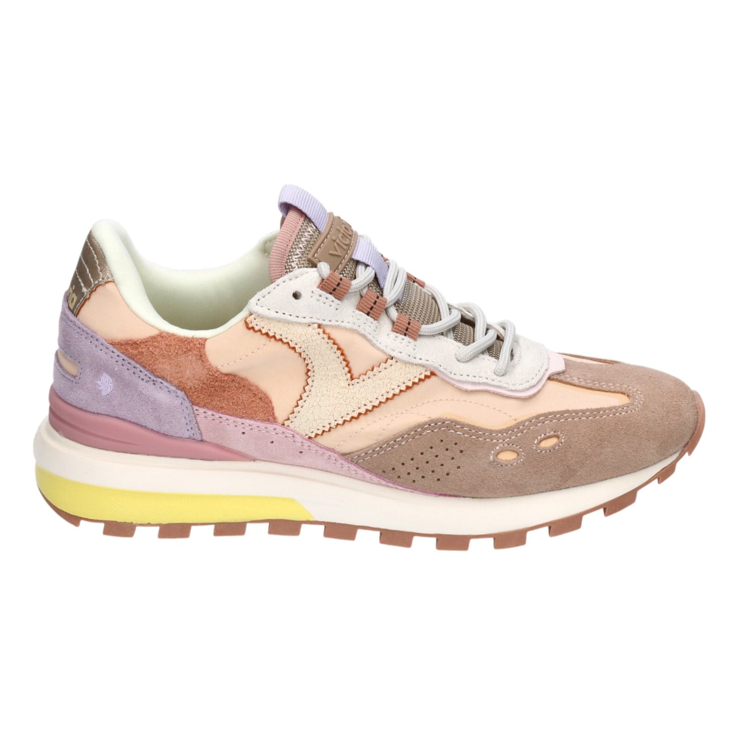Victoria Sneakers Donna Beige Rosa