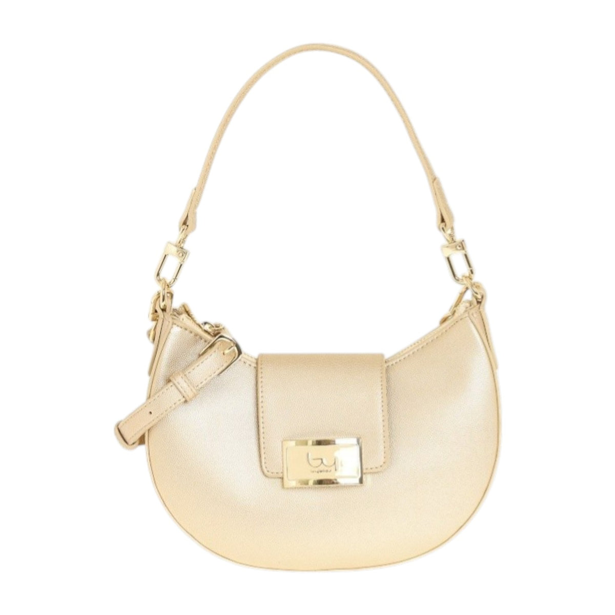 By Byblos Mezzaluna Piccola Donna in Ecopelle Oro con Tracolla