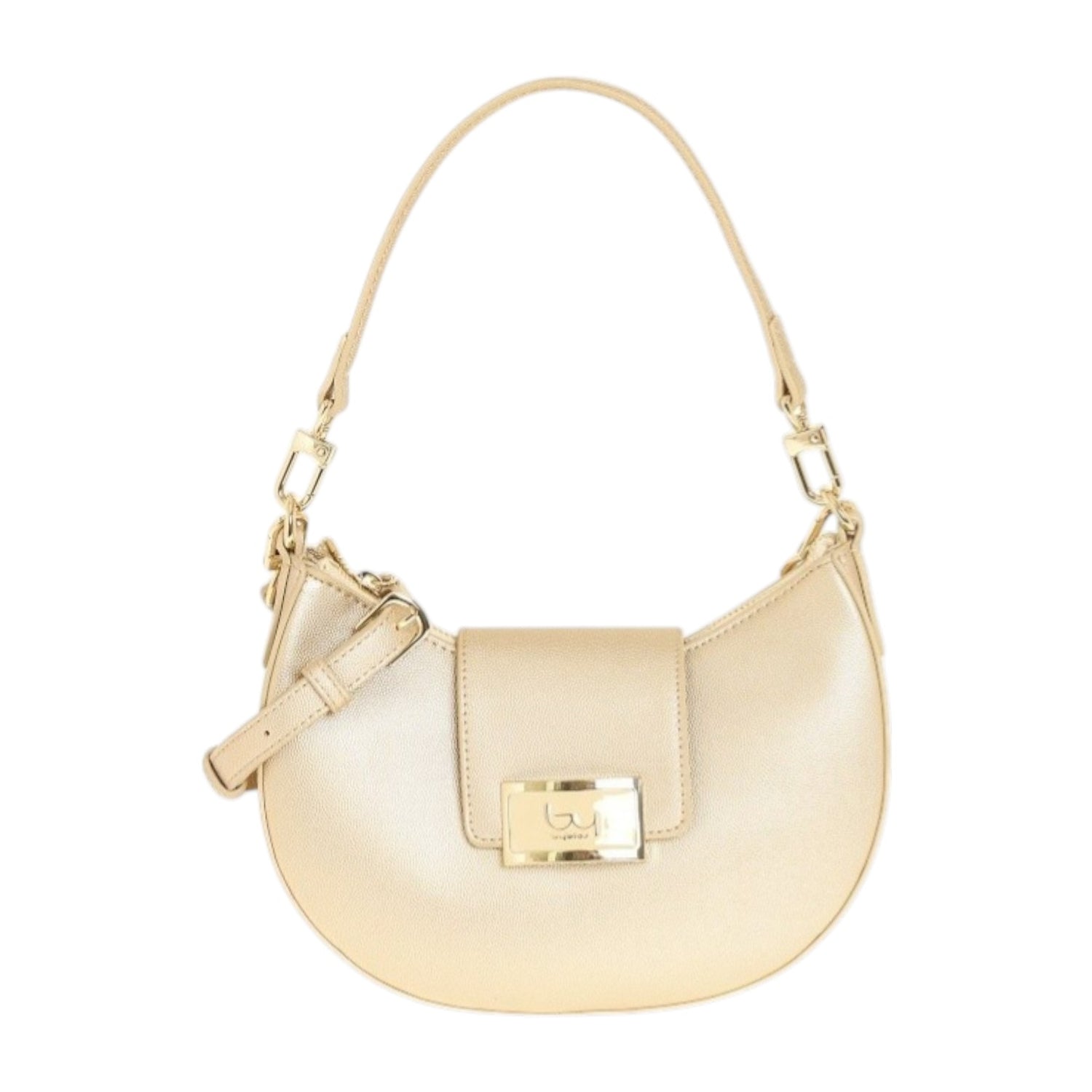 By Byblos Mezzaluna Piccola Donna in Ecopelle Oro con Tracolla
