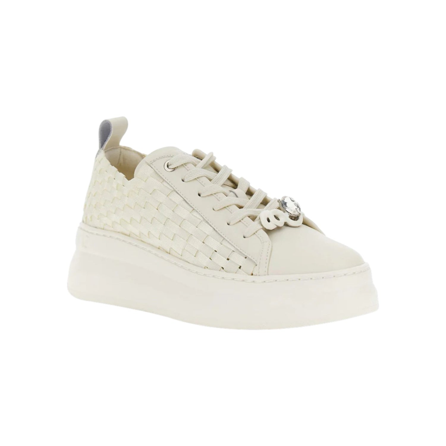 CafèNoir Sneakers Donna Bianca con Accessorio