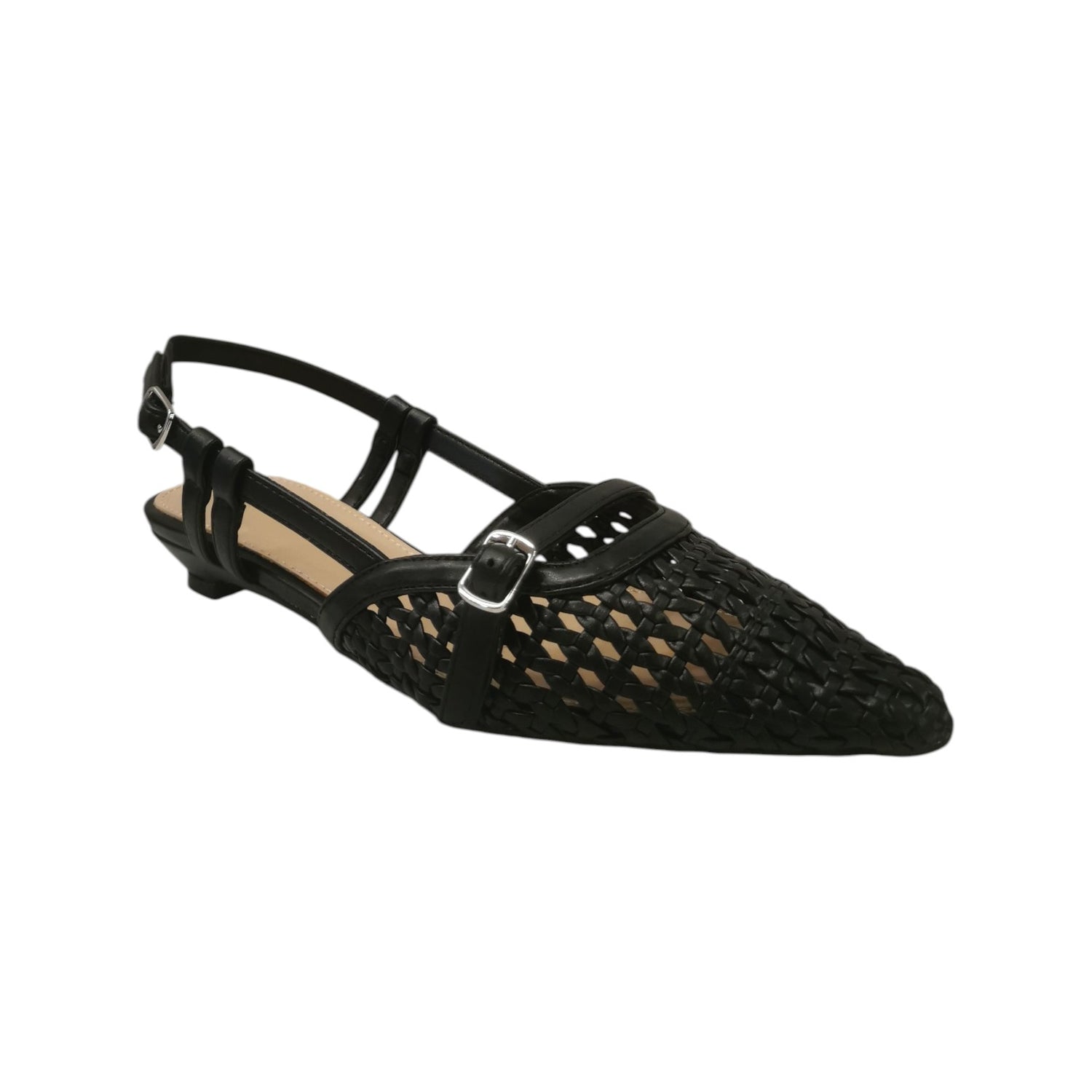 Keys Chanelle Donna Nera Traforata con Tacco Alto 20mm