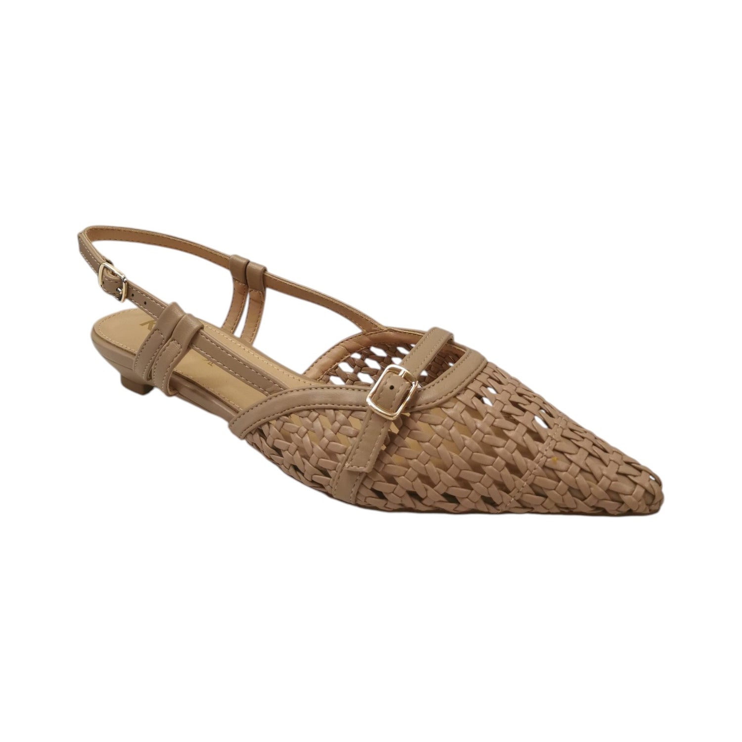 Keys Chanelle Donna Nocciola Traforata con Tacco Alto 20mm