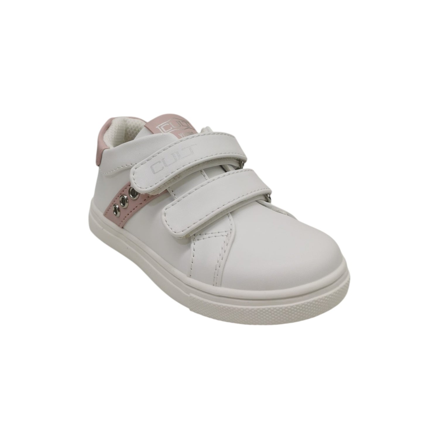 Cult Young Sneakers Bambina Bianca Rosa con Strappo