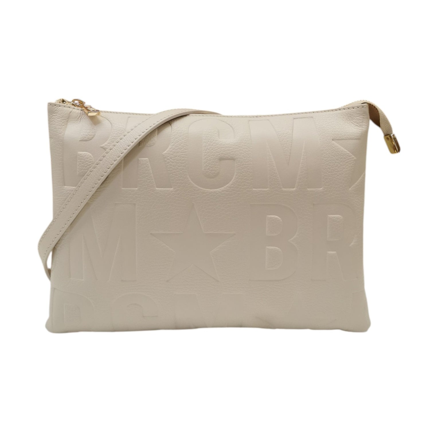 M Brc Borsa a Tracolla Donna Linea Macrodoll Avorio con 3 Scomparti