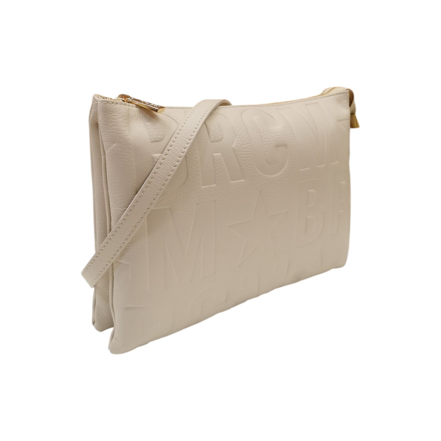 M Brc Borsa a Tracolla Donna Linea Macrodoll Avorio con 3 Scomparti